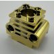 2850b | Chrome Gold Technic Engine Cylinder | Custom Chromed by Bubul