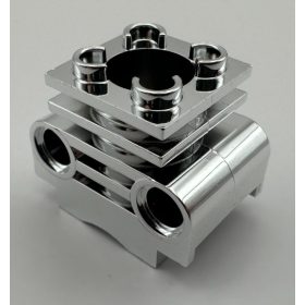   2850b | Chrome Silver Technic Engine Cylinder | Custom Chromed by Bubul