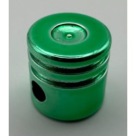   2851 | Chrome Green Technic Engine Piston Round | Custom Chromed by Bubul