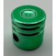 2851 | Chrome Green Technic Engine Piston Round | Custom Chromed by Bubul