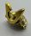 28679 | Chrome Gold Minifigure, Headgear Helmet Ninja (Samurai) Kabuto with Large Curved Crest and Rivets | Custom Chromed by Bubul