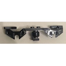   2871 Chrome Black Train Motor 9V Decorative Side with OPEN hub points (for RC Train motor)  part: 2871 2871b Custom Chromed by BUBUL