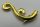 28870 | Chrome Gold Plant Stem, Curved with 2 Thorns and 2 Swirls | Custom Chromed by BUBUL