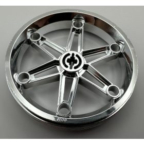   2903 | Chrome Silver Wheel 61.6mm D. x 13.6mm Motorcycle | Custom Chromed by Bubul
