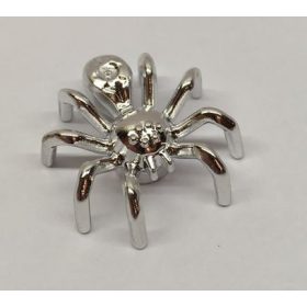   29111 | Chrome Silver Spider with Elongated Abdomen | Custom Chromed by BUBUL
