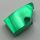 29119 Chrome Green Wedge 2 x 1 with Stud Notch Right Custom Chromed by BUBUL