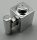2921 | Chrome Silver Brick, Modified 1 x 1 with Handle | Custom Chromed by Bubul