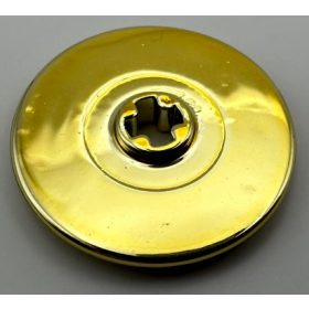   2958,  2723, 52901 | Chrome Gold Technic, Disk 3 x 3 | Custom Chromed by BUBUL