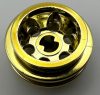 2994 | Chrome Gold Wheel 30.4 x 14 VR | Custom Chromed by BUBUL