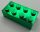 LEGO 3001 | Chrome Green Brick 2x4 | Custom Chromed by Bubul