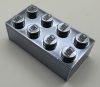 Chrome brick up close 3001 - Chrome TITAN Brick 2 x 4 - Custom Chromed by Bubul