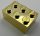 3002 | Chrome Gold Brick 2 x 3 | Custom Chromed by BUBUL