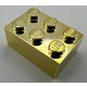 3002 | Chrome Gold Brick 2 x 3 | Custom Chromed by BUBUL