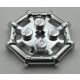 30033 Chrome Silver Plate, Modified 2 x 2 with Bar Frame Octagonal number: 30033 or 75937 Custom Chromed by Bubul