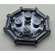 30033 Chrome TITAN Plate, Modified 2 x 2 with Bar Frame Octagonal number: 30033 or 75937 Custom Chromed by Bubul