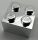 3003 | Chrome Silver Brick 2 x 2 | Custom Chromed by BUBUL