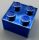 3003 | Chrome Blue Brick 2 x 2 | Custom Chromed by BUBUL