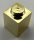 3005 | Chrome Gold Brick 1 x 1 | Custom Chromed by BUBUL