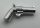 30132 Chrome Silver Bar 6L with Stop Ring Minifig, Weapon Gun, Pistol Revolver  Custom Chromed by BUBUL