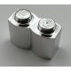 30136 | Chrome Silver Brick, Modified 1 x 2 Log | Custom Chromed by Bubul