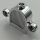 30147 | Chrome Silver Vehicle, Grille 1 x 2 x 2 Round Top with Lights  | Custom Chromed by BUBUL