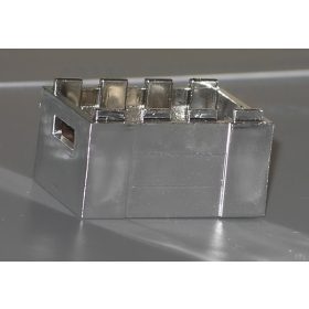   30150 | Chrome Silver Container, Crate with Handholds | Custom Chromed by BUBUL