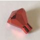 30153_Chrome-RED Rock 1 x 1 Jewel 24 Facet  part 30153 Custom Chromed by BUBUL