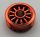 30155 Chrome RED Wheel Spoked 2 x 2 with Pin Hole  Part: 30155  Custom chromed by Bubul