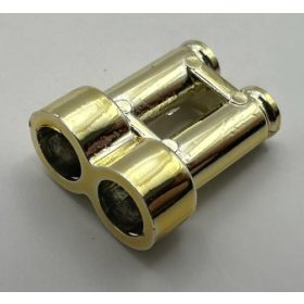   30162 Chrome Gold Minifig, Utensil Binoculars Town Custom chromed by Bubul