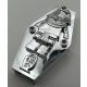 30164 | Chrome Silver Container, Coffin Lid with Mummy Relief Plain (Sarcophagus) | Custom Chromed by Bubul