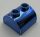 30165 | Chrome BLUE Brick, Modified 2 x 2 Curved Top with 2 Top Studs | Custom Chromed by BUBUL