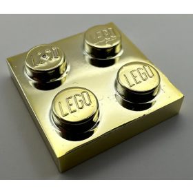   3022 Chrome Gold Plate 2 x 2  part: 3022 or 94148 Custom chromed by Bubul