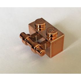   30236 | Chrome COPPER Brick, Modified 1 x 2 with Handle | Custom Chromed by Bubul