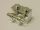 30236 | Chrome Silver Brick, Modified 1 x 2 with Handle | Custom Chromed by Bubul
