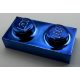 3023 | Chrome Blue Plate 1 x 2 | Custom Chromed by Bubul