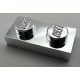 Lego part: 3023 | Chrome Silver Plate 1 x 2 | Custom Chromed by Bubul