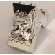 30274 | Chrome Silver Brick, Modified 2 x 3 x 3 with Cutout and Lion Head | Custom Chromed by BUBUL