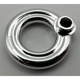   30340 Chrome Silver Minifigure, Utensil Flotation Ring (Life Preserver) Custom Chromed by BUBUL