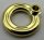 30340 Chrome Gold Minifigure, Utensil Flotation Ring (Life Preserver) Custom Chromed by BUBUL