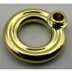30340 Chrome Gold Minifigure, Utensil Flotation Ring (Life Preserver) Custom Chromed by BUBUL