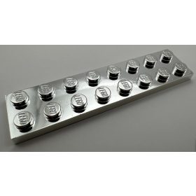 3034 Chrome Silver Plate 2 x 8   Custom Chromed by BUBUL