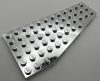 30356 Chrome Silver Wedge, Plate 12 x 6 Right Custom chromed by Bubul