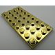 3035 Chrome Gold Plate 4 x 8 Custom Chromed by BUBUL