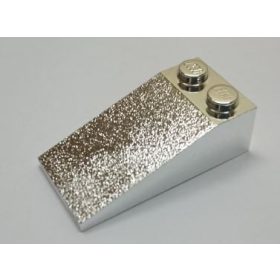Chrome Silver Slope 18 4 x 2  30363 Custom Chromed by BUBUL