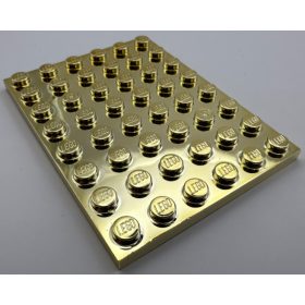 3036 Chrome GOLD Plate 6 x 8  Custom chromed by Bubul