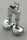 30376, 49713 | Chrome Silver Legs Mechanical, Battle Droid | Custom Chromed by BUBUL