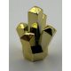 30385 Chrome Gold Rock 1 x 1 Crystal 5 Point Part: 52 or 30385  Custom Chromed by Bubul