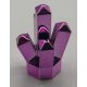 30385 Chrome Pink Rock 1 x 1 Crystal 5 Point Part: 52 or 30385  Custom Chromed by Bubul