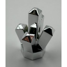   30385 Chrome Silver Rock 1 x 1 Crystal 5 Point Part: 52 or 30385  Custom Chromed by Bubul