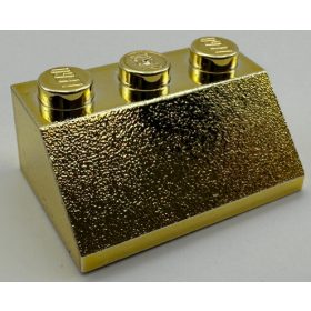 3038 Chrome GOLD Slope 45 2 x 3 Custom Chromed by BUBUL
